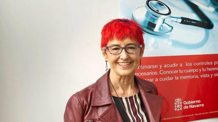 Santos Induráin, consejera de Salud