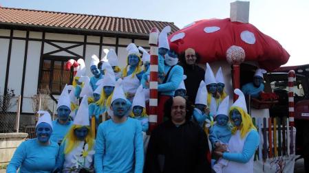 El buen tiempo acompañó en el carnaval de Lekunberri