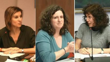Nuria Medina, Marta Álvarez y Patricia Perales.
