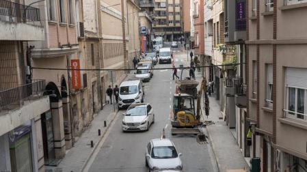 La céntrica calle Capuchinos, que se cerrará al tráfico el miércoles.