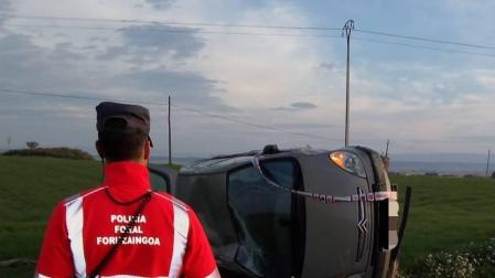 Denunciado tras salirse de la vía en Murillo el Cuende y dar positivo en la alcohol