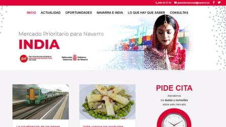 Nueva web para empresas navarras que quieran acceder al mercado indio
