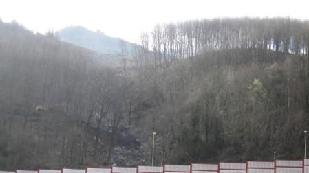 El análisis del agua en el entorno de Zaldibar detecta aumento de amonio y metales
