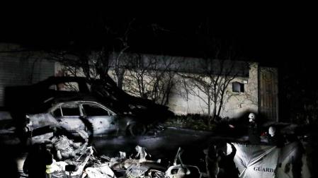 Una avioneta se ha estrellado entre Noáin y Beriáin este jueves.