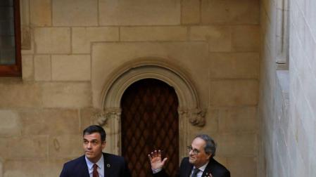 Torra rechaza reunirse con Sánchez el día 24 y propone cuatro fechas alternativas