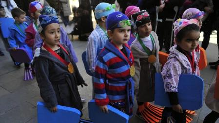 Imágenes del Carnaval Escolar de Tafalla organizado por Escolapios