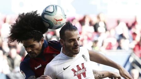 Imágenes del encuentro correspondiente a la Jornada 25 de LaLiga Santander disputado en el estadio de El Sadar.