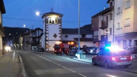 Atropellada una mujer en Zubiri