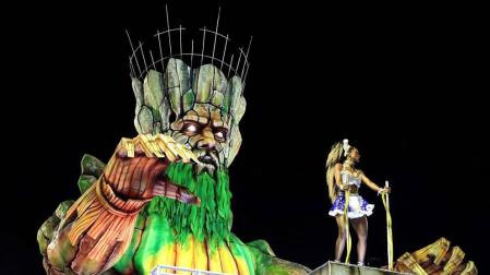 Los desfiles del Carnaval de Río abren con un llamamiento para salvar el medioambiente