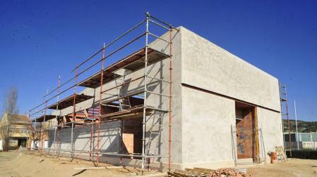 Está previsto que las obras de construcción de los vestuarios concluyan en mayo.