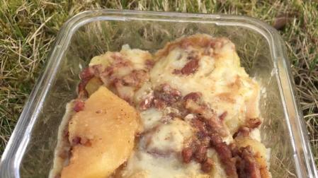 Imagen de la receta francesa del gratinado de patata