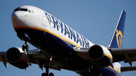 Un avión de Ryanair.