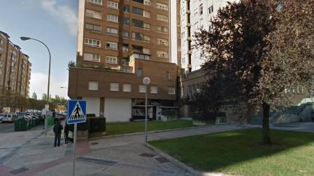 Calle Miguel Astráin, donde se ha producido el incendio.