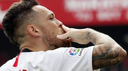 Galería de fotos del partido Sevilla-Osasuna, correspondiente a la 26ª jornada de LaLiga Santander.
