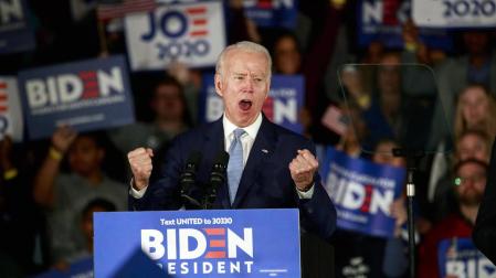 Biden revive su decaída campaña con un triunfo en Carolina del Sur