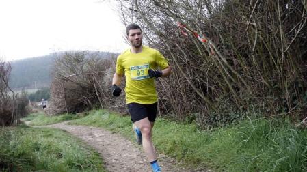 Imágenes del Trail Hiru Herri de Huarte, celebrado este 9 de febrero.