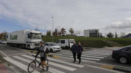 Salen a concurso las obras de la pasarela de Sarriguren