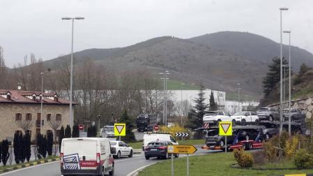 Vecinos de Huarte y Olloki se movilizan para pedir seguridad vial