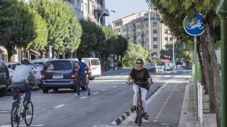 Un mapa de la movilidad ciclista en Pamplona constata un aumento de puntos negros