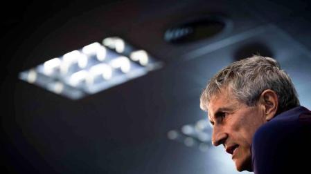Setién, sobre su relación con los jugadores: "Esto es una balsa de aceite"