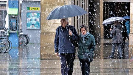 Alerta por riesgo de nevadas en Pirineos y zona centro de Navarra