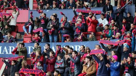 Galería de fotos del partido Osasuna-Espanyol Madrid disputado en El Sadar y correspondiente a la jornada 27 de LaLiga Santander.