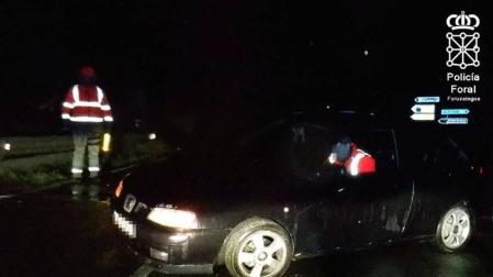 Tres imputados este fin de semana en accidentes de tráfico en Navarra