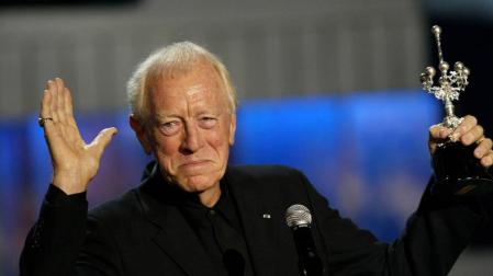 Max von Sydow, con el Premio Donostia en 2006.