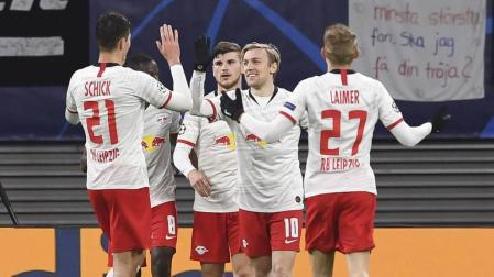 Sabitzer lidera la victoria y el pase a cuartos del Leipzig ante el Tottenham