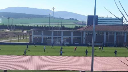 Primera sesión de Osasuna a puerta cerrada por el coronovirus con novedades