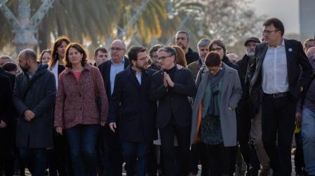 ERC denuncia "represión" a sus diputados procesados y persiste en el diálogo