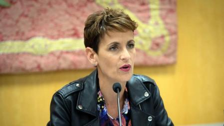 La presidenta del Gobierno de Navarra, María Chivite