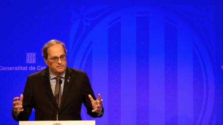 Torra anuncia el confinamiento de toda Cataluña por el coronavirus
