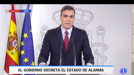 Estado de alarma por el coronavirus: escenario teórico y práctico