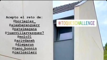 Roberto Torres cumpliendo el #10toqueschallenge.