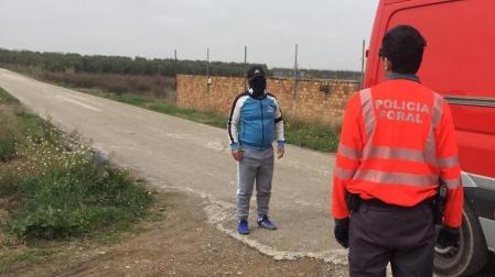 La Policía Foral identifica a un corredor en Ablitas, para el que propondrá sanción