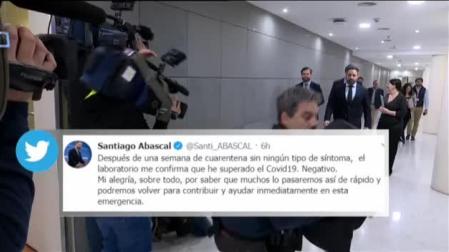 Vídeo: Santiago Abascal supera el coronavirus