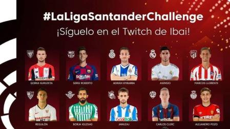 Los jugadores que representarán a los 20 equipos de Primera. El Mallorca, baja de última hora.