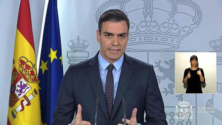 Sánchez pide "valentía" ante la "ola" del coronavirus que se avecina