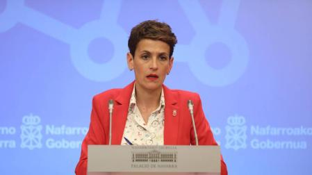 Chivite: "En este momento no contemplamos en Navarra posibles situaciones de colapso"