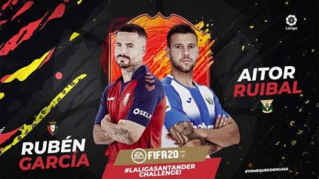 Rubén García cayó frente a Aitor Ruibal en el torneo el torneo de FIFA20.