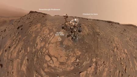 Así se saca un selfie el rover Curiosity en Marte