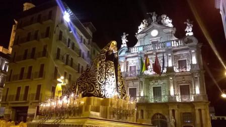 Traslado de la Virgen Dolorosa a la Catedral de Pamplona