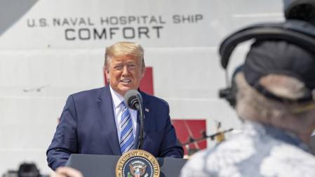 Trump finalmente no ve necesaria una cuarentena en Nueva York por COVID-19