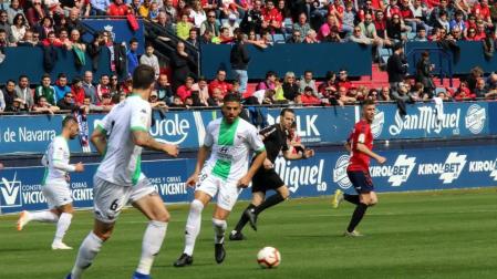 Imágenes del partido Osasuna-Extremadura disputado en El Sadar.