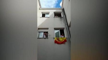 Un encierro de San Fermín en Plasencia con la "ganadería de Coronavirus"