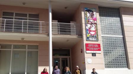 Parte del equipo que atiende la Residencia Fuerte del Príncipe.