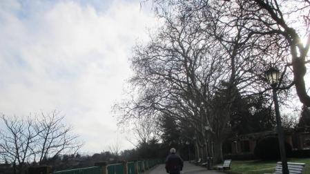 Subida de temperaturas en un miércoles con nubes y claros en Navarra