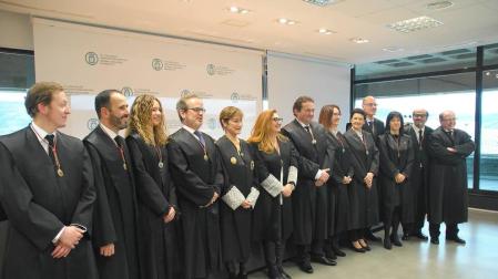 Toma de posesión de la nueva junta del Colegio de Abogados de Pamplona