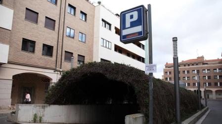 UPN critica el “deterioro” del parking de la plaza de la Constitución de Tudela